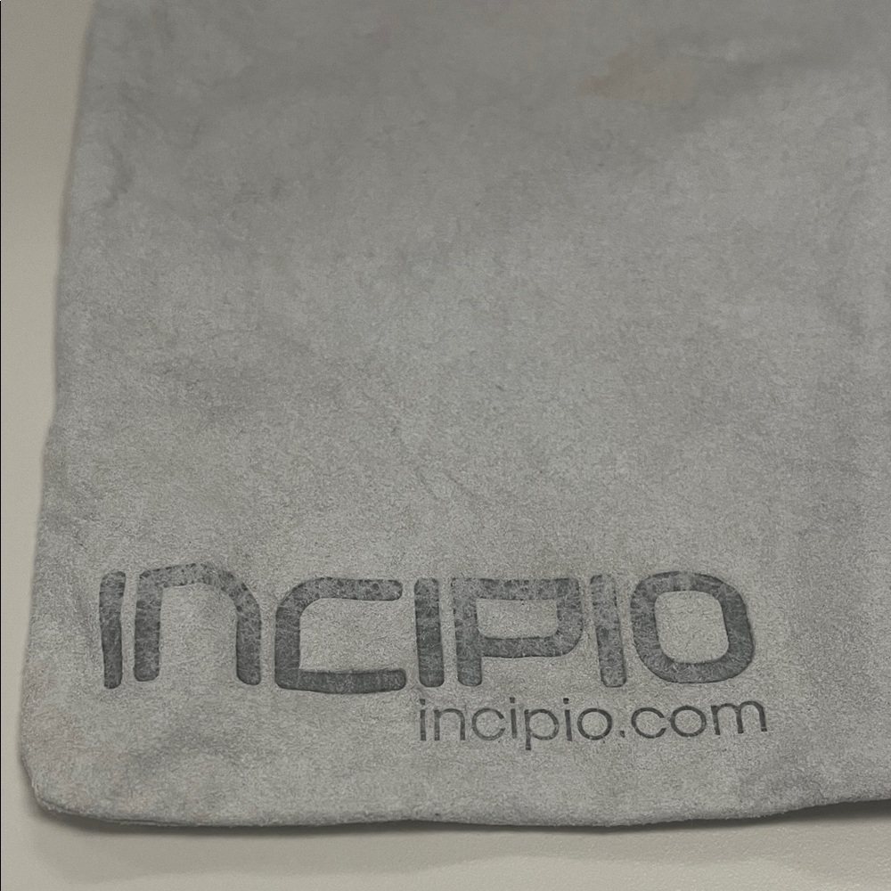 Incipio Light Gray Drawstring Pouch / Dust Bag - Picture 2 of 7